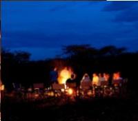 Ndutu Under Canvas at night